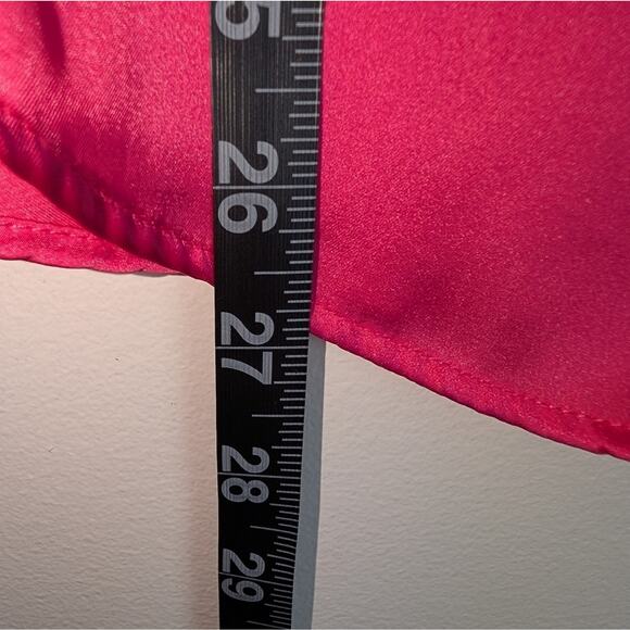 NWOT Zara Hot‎ Pink Satin feel Blouse - Picture 7 of 8